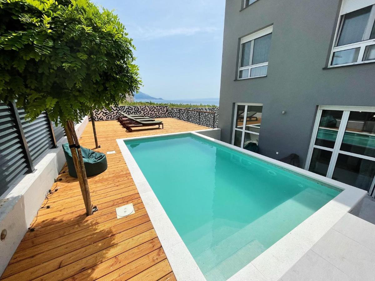 Cozy Seaside Apartment With Pool & Terrace Split Ngoại thất bức ảnh